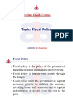 Fiscal Policy