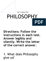 Mock-Nat Philosophy