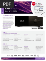 Anthem AVM 90 70 Datasheet 071020