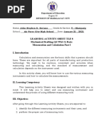 TLE8 - Mechanical Drafting - Q2 - Wk2 3 - Basic Mensuration and Calculation Part I FINAL