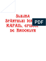 27 Februarie Slujba Si Acatistul Sfântului Ierarh Rafail Din Brooklyn