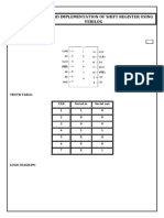 Lab 9 &10 - Shift Register - Circuit & Pgms