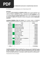 Contrato de Compraventa de Planta Panaderia