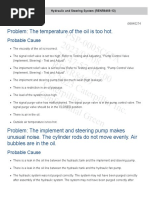 160m Hyd Troubleshoot