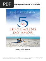 Baixar As Cinco Linguagens Do Amor - 3 Edição Livros (PDF, Epub, Mobi) Por Gary Chapman