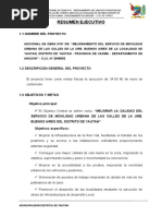 Resumen Ejecutivo Adicional