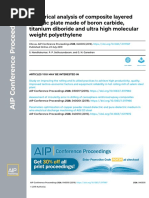 Numerical Analysis of Composite Layered