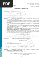 22-23 - M135 - Correction de La Série N°1