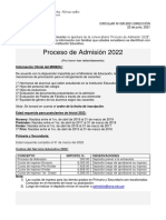 004 - Proceso de Admision 2022