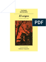 (Ebook Spanish) Thomas Bernhard - El Origen