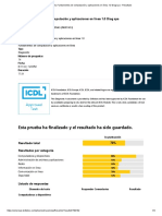 ICDL Fundamentos de Computación y Aplicaciones en Línea 1.0 Diag Spa - Resultado