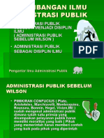 Pengertian Administrasi Dan Perkembangan Ilmu Administrasi Publik