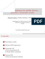 M Etodos Algebraicos de Variable Discreta Aplicados A Potenciales Escal On