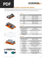 518 HV VFD (ATEX) - Equipment Data Sheet (Rev 06)