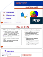 Review Kalkulus, Himpunan, Dan Deret