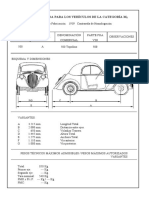 Ficha Reducida para FIAT 500 Topolino 1939