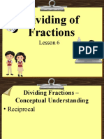 Dividing Fractions-Lesson 6