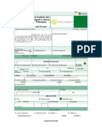 Formulario Del Registro Unico Tributario: Hoja Principal