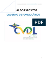 Formulários Do Manual Do Expositor