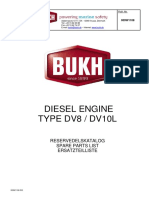 Bukh Diesel Engine Type DV8 - DV10L Spart Part List