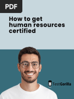 How To Get Human Resources Certified