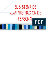 Primera Semana - El Sistema de Administración de Personal