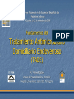 Tto Antimicrobiano Domiciliario Tabla Recomendacion Infusion Elastomerica