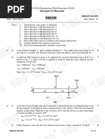 Strength of Materials: B.E. (Civil Engineering) Third Semester (C.B.S.)