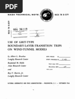 TN-D-3579 Use of Grit Type Boundary Layer Transition Trips On Wind Tunnel Models NASA