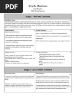 Simple Machines Unit Plan