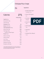 Chickpea Flour Crepe From Food Data PDF