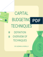 Capital Budgeting Report