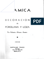 Alvarez Amero, Roberto. Cerámica Decoración de Porcelana y Loza