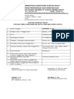 Daftar Riwayat Hidup & Surat Pernyataan-Satya Lencana