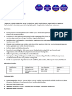 Karthick Srinivasan CV