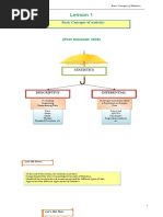 1lesson 1 Basic Concepts of Statistics With Answers