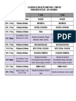 1 - 2 - Novembro-Regular Calendário de Avaliações Mensais - 4º Bimestre - Ensino Médio - 2022