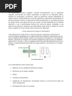 Resistores y Condensadores