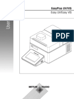 Mettler Toledo 30705172 B UserManual Easy UV Easy VIS en