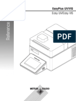 Mettler Toledo 30729506 A Ref Manual Easy UV Easy VIS en