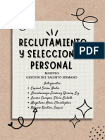 Reclutamiento y Selección