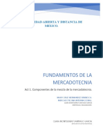 Act 1. Unidad 3 Fundamentos de La Mercadotecnia