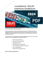 Solas Amendments 2024