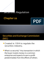 Securities Regulation