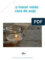 Velas Con CERA DE SOJA