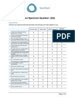 Autism Spectrum Quotient AQ PDF