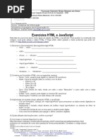 Exercicios HTMLJava Script