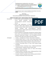 SK Tentang Kebijakan Pedoman Pengorganisasian Igd