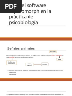 Uso Del Software Psychomorph en La Práctica de Psicobiología