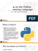 0.1 - Review On The Python Programming Language